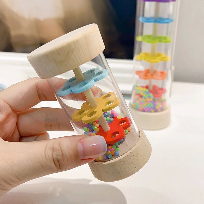 Kids Education Youtube - Rain Sound Tube Simulator Toy Rainbow