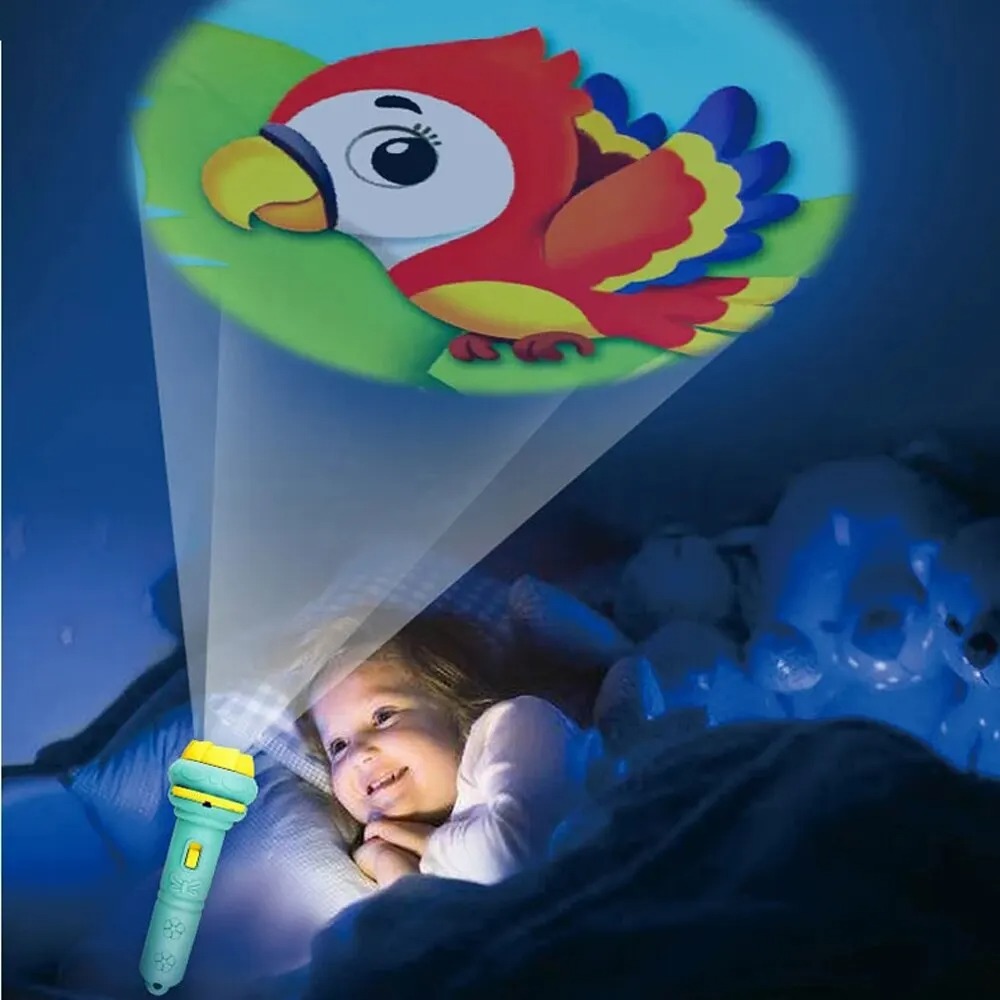 Kids Projector Flashlight 10 C - Drawing Projector Kids ulasan dan harga