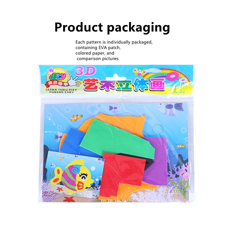 5Pcs/10Pcs/Lot Kids DIY 3D EVA - Kids Education Shows ulasan dan harga