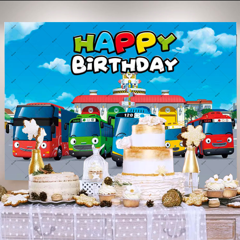 Cartoon Anime The Little Bus K - Background For Kids Education ulasan dan harga
