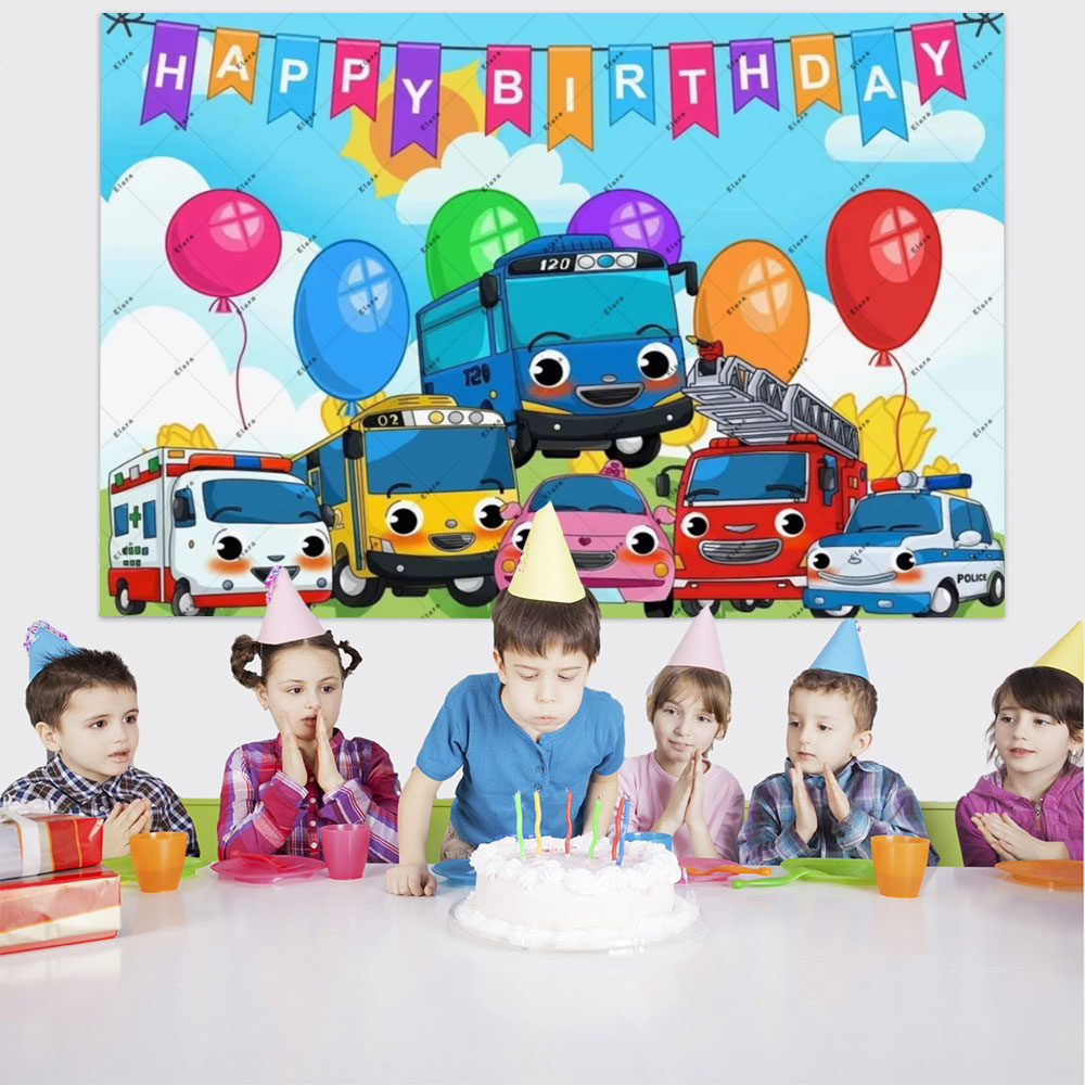 Cartoon Anime The Little Bus K - Background For Kids Education ulasan dan harga