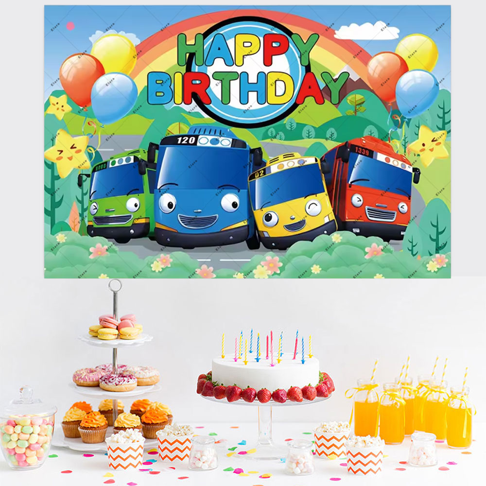 Cartoon Anime The Little Bus K - Background For Kids Education ulasan dan harga