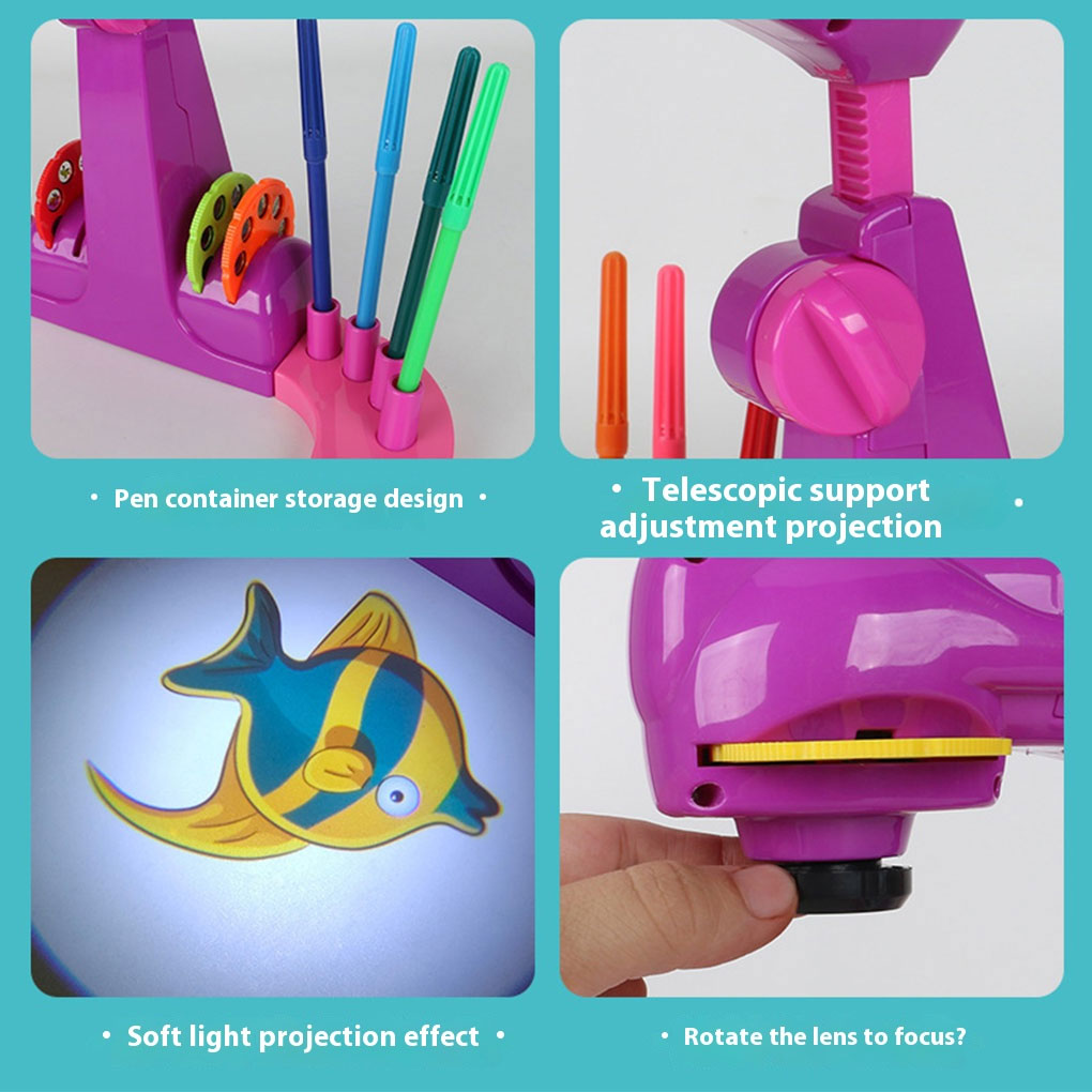 Educational Kids Drawing Table - Drawing Projector Kids ulasan dan harga