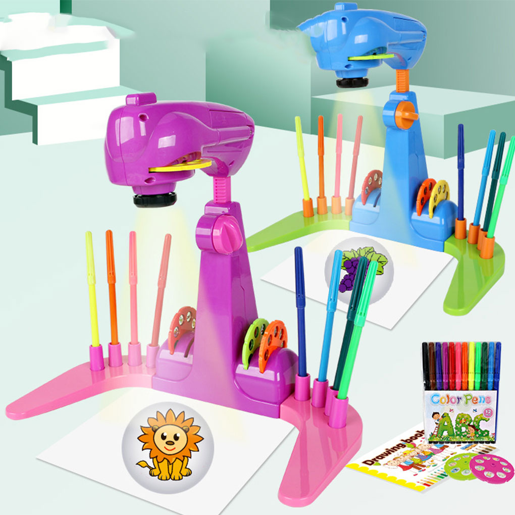 Educational Kids Drawing Table - Drawing Projector Kids ulasan dan harga