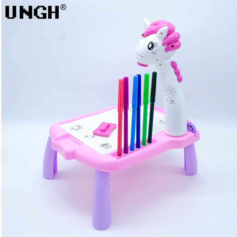 UNGH Children led projector dr - Drawing Projector Kids ulasan dan harga