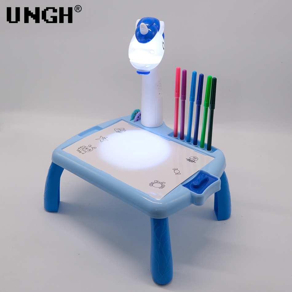 UNGH Children led projector dr - Drawing Projector Kids ulasan dan harga