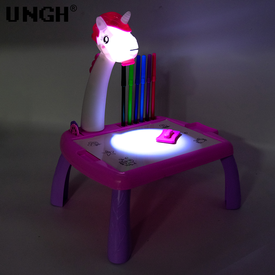 UNGH Children led projector dr - Drawing Projector Kids ulasan dan harga