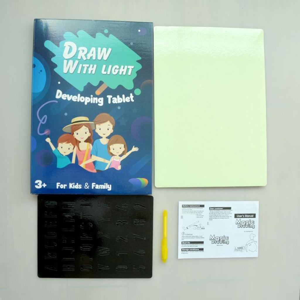 Kids Glow Paint Drawing Tablet - Drawing Projector Kids ulasan dan harga