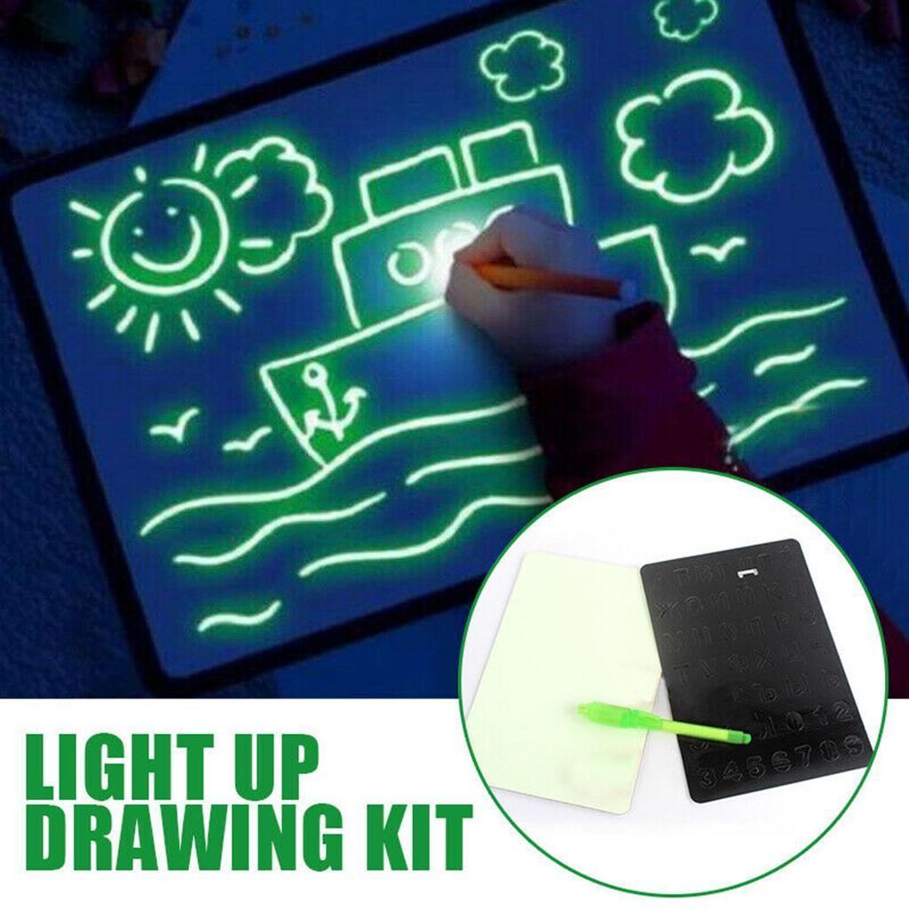 Kids Glow Paint Drawing Tablet - Drawing Projector Kids ulasan dan harga