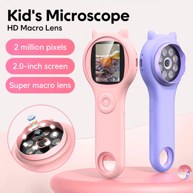 Kids Microscope Handheld Magni - Education Kids Definition ulasan dan harga