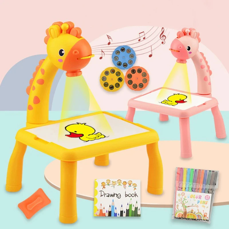 Children LED  Projector Art  D - Drawing Projector Kids ulasan dan harga