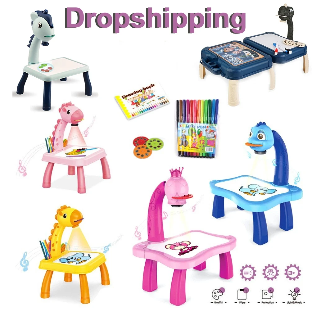 Children LED  Projector Art  D - Drawing Projector Kids ulasan dan harga