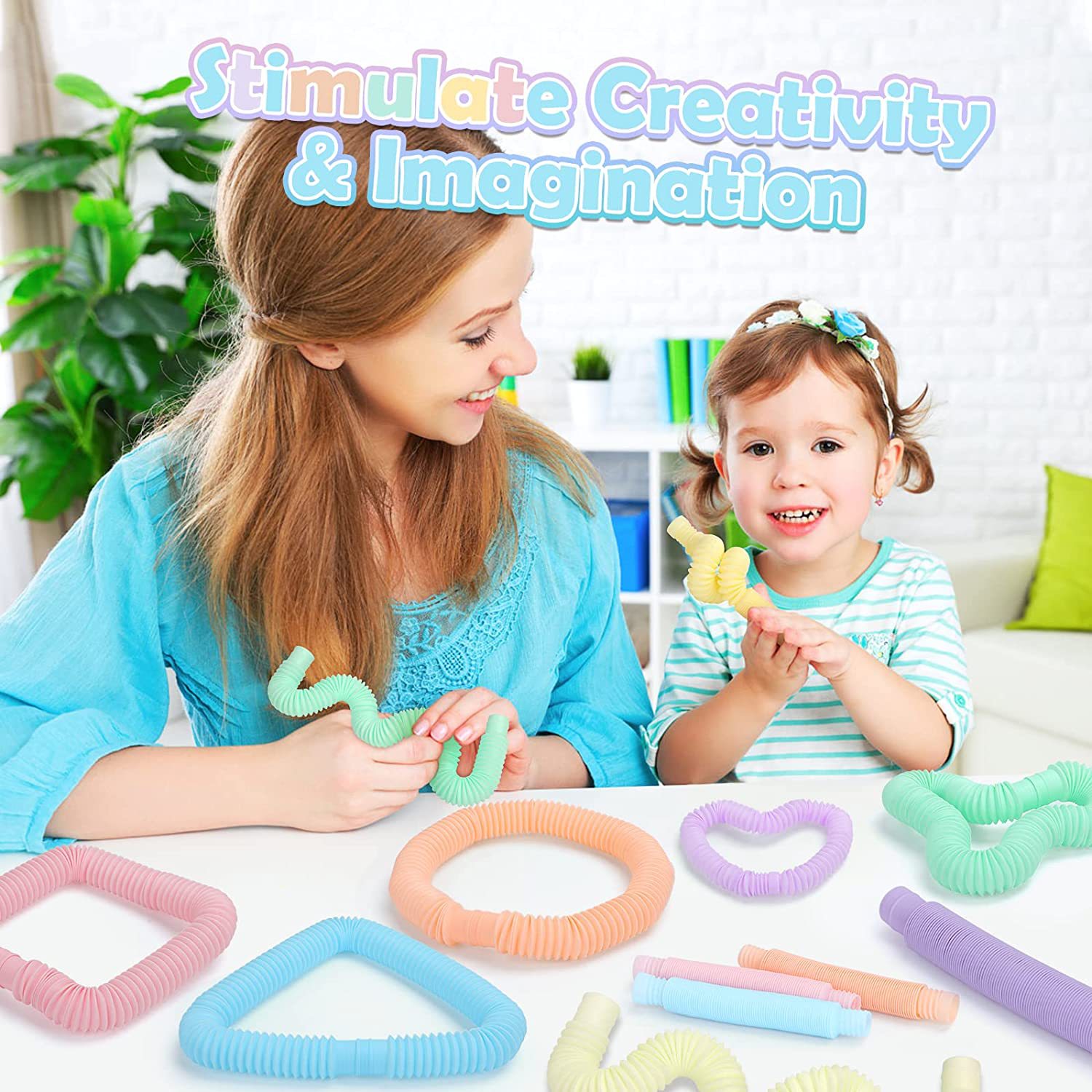 Color Pop Tubes Stretchable Te - Kids Education Youtube ulasan dan harga