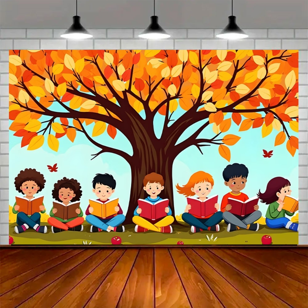 World Autumn Reading Day Party - Background For Kids Education ulasan dan harga