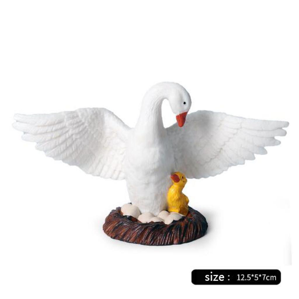 Realistic Swan Figurines Lifel - Kids Education Shows ulasan dan harga